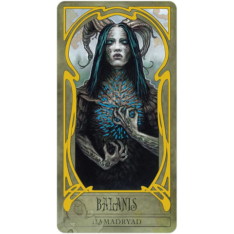 Lady Stirling's Wicked Garden Oracle Deck 32 Cards & Guidebook Gold Foil