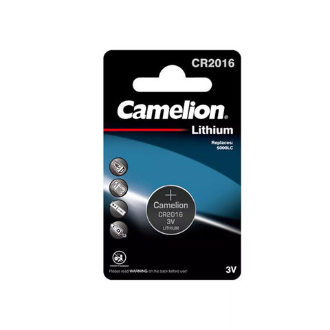1x Camelion CR2016 3V Lithium Coin Cell Battery 75mAh DL2016