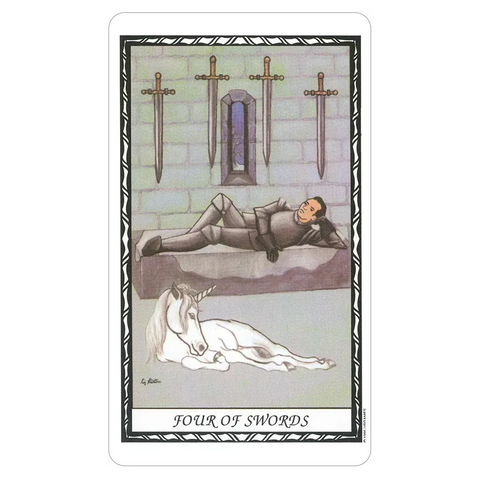 Unicorn Tarot Cards Deck Suzanne Star Liz Hilton Esoteric Telling US Games Ut78