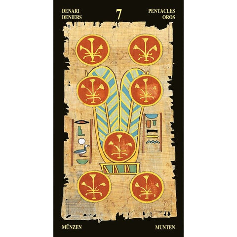 Egyptian Tarot Deck 78 Cards by Lo Scarabeo Esoteric Fortune Telling