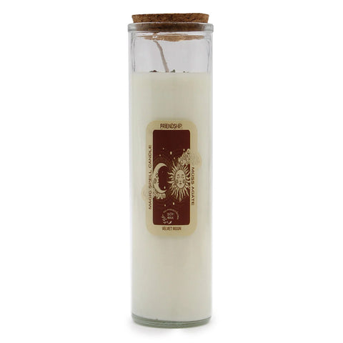 Friendship Magic Spell Candle Velvet Moon Scented Soy Wax 50h Burn AW Gifts
