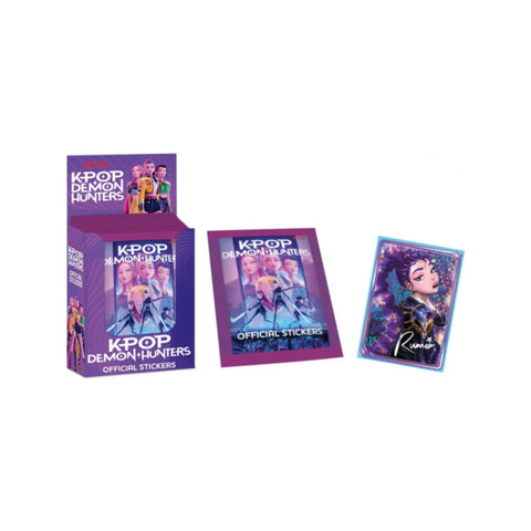 KPop Demon Hunters Fantasy Action Sticker Pack – 5 Collectible Stickers