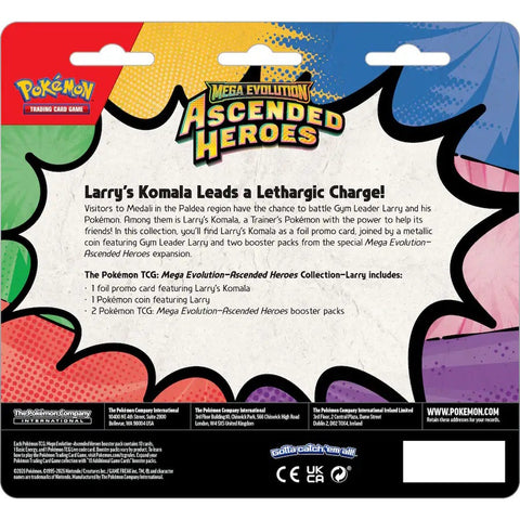 Pokemon TCG Mega Evolution Ascended Heroes Larry Blister Promo EN