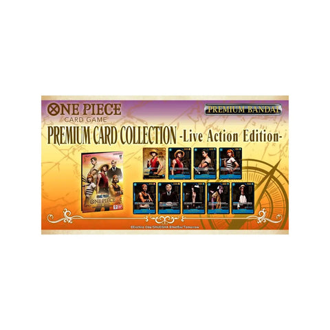 Bandai One Piece Card Game Premium Live Action Card Collection Set