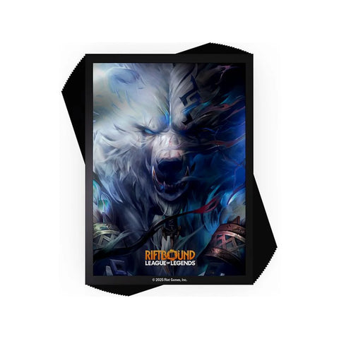 Riftbound League of Legends Volibear 100 Card Deck Protector Sleeves
