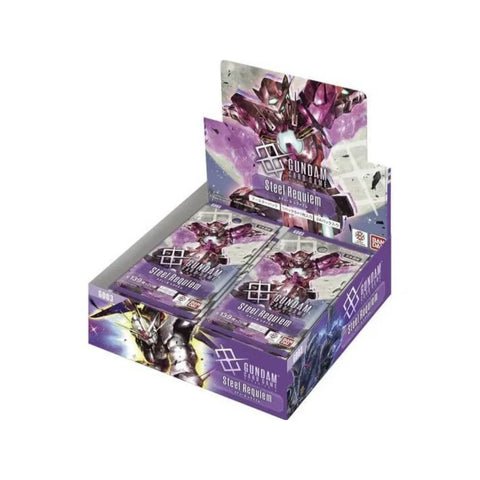 Bandai Gundam Card Game GD-03 Steel Requiem Booster Box 12-Card Packs