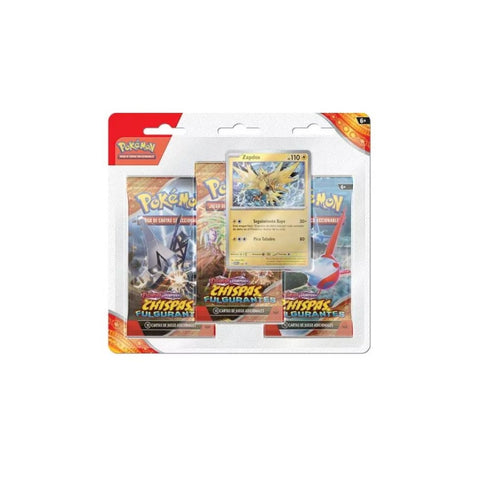 Pokémon TCG: Scarlet & Violet – Shining Sparks – 3-Pack Blister MIX (Spanish) / Latam