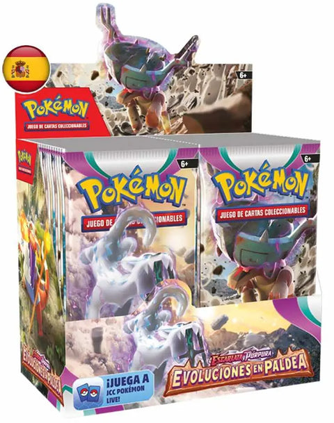 Pokémon TCG Scarlet & Violet Paldea Evolved Booster Box 36 Packs Spanish