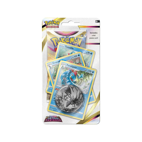 Pokemon TCG Astral Radiance Premium Checklane Blister Feraligatr Booster Pack