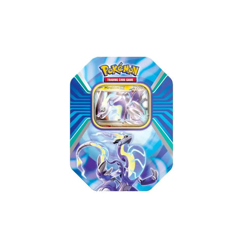 Pokémon TCG Paldea Legends Tin Miraidon ex Promo + 4 Booster Packs + Code Card