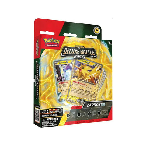 Pokémon TCG Deluxe Battle Deck Zapdos ex 60-Card Ready-to-Play Set + Code Card