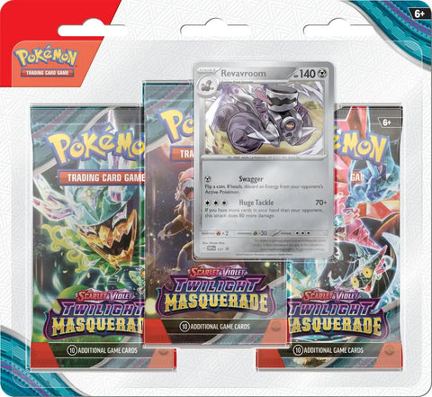 Pokémon TCG: Scarlet & Violet—Twilight Masquerade 3-Pack Blister (Assorted)