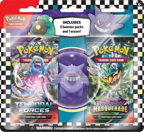 Pokémon TCG: 2024 Eraser Blister 2-Pack (Assorted)