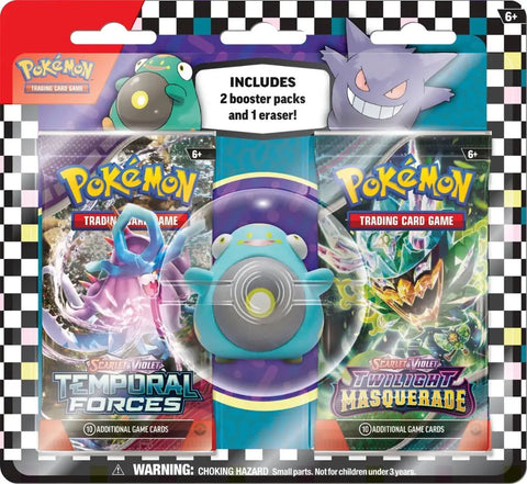 Pokémon TCG: 2024 Eraser Blister 2-Pack (Assorted)