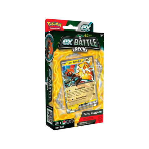 Pokemon TCG Tapu Koko ex Battle Deck 60-Card Ready-to-Play Set 2024