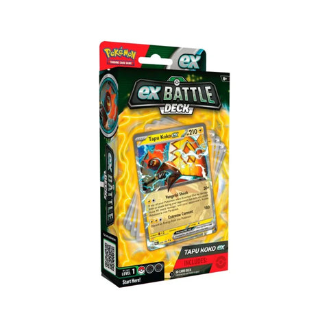 Pokemon TCG Tapu Koko ex Battle Deck 60-Card Ready-to-Play Set 2024