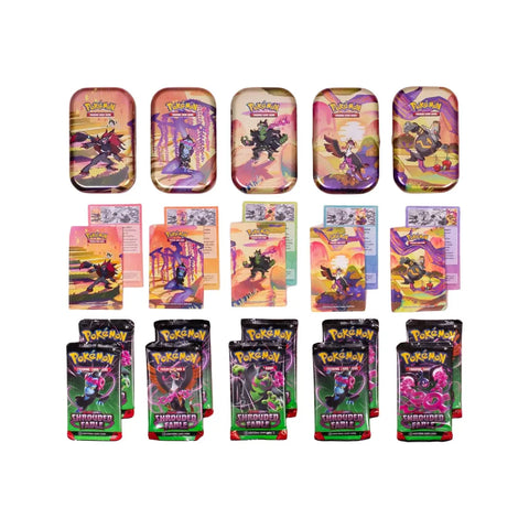 Pokemon TCG Scarlet & Violet Shrouded Fable Mini Tin Set of 5