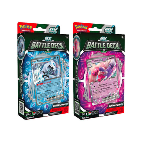 Pokémon TCG: Chien-Pao ex / Tinkaton ex Battle Deck Display (6)