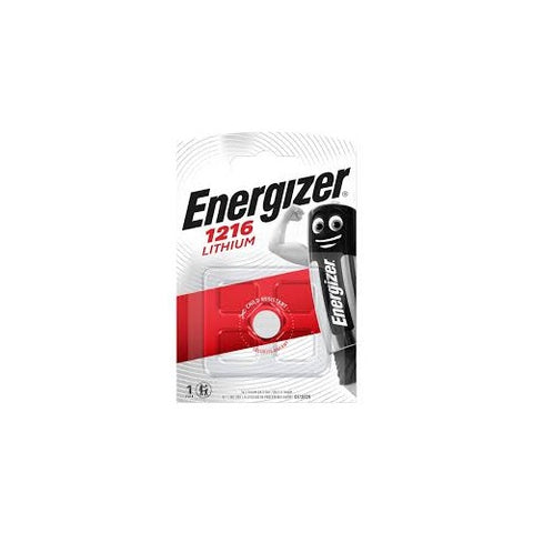 Energizer CR1216 3V Lithium Coin Cell Battery for Watches & Key Fobs