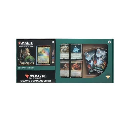 MTG LOTR Riders of Rohan Commander Deck Bundle + 4 Foil Promos Sealed