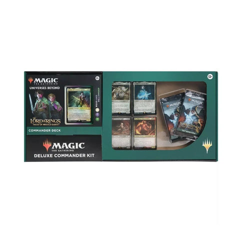 mtg lotr commander deck Lord of the Rings Decks Set of 4 White Rider Promo Card LOTR: The Hosts of Mordor