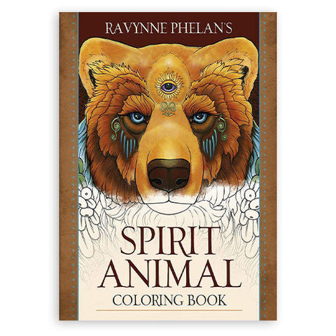 Ravynne Phelan Spirit Animal Coloring Book 96 Pages by Blue Angel