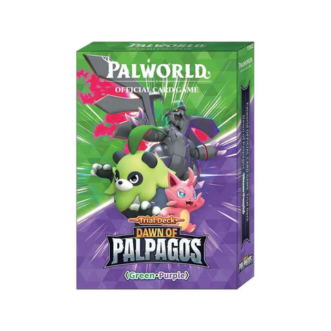Palworld Official Card Game (TCG): TD02 Dawn of Palpagos - Green-Purple Deck