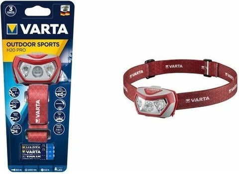 Varta Outdoor Sports H30R Pro LED Headlamp 400lm IPX4 3x AAA Included