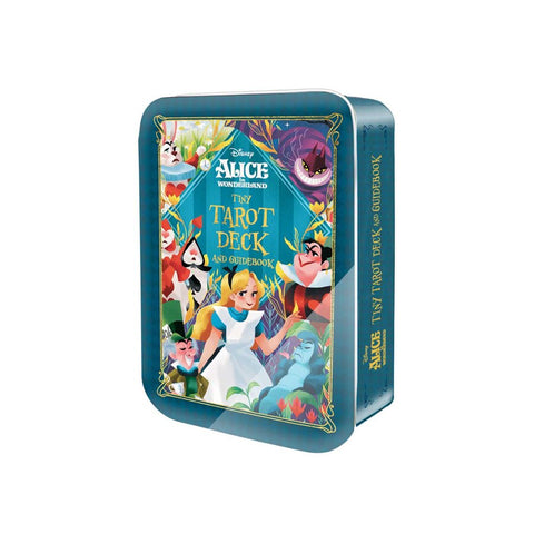 Disney Alice in Wonderland Tiny Tarot Deck & Guidebook Tin Insight Editions