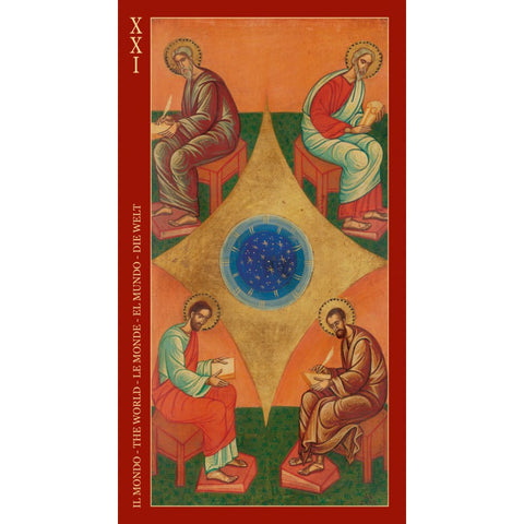 Golden Tarot of the Tsar Deck 78 Cards Russian Icon Art Lo Scarabeo