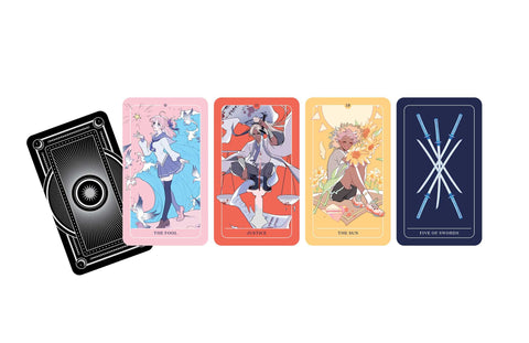 Anime Tarot Deck 78 Cards & Guidebook Simon Element Natasha Yglesias