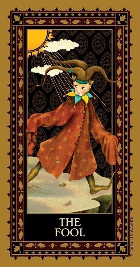 Medieval Cat Tarot Deck by Lawrence Teng 78 Cards US Games English Guidebook