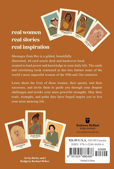 Messages From Her Oracle Cards & Guidebook Deck by Andrews McMeel