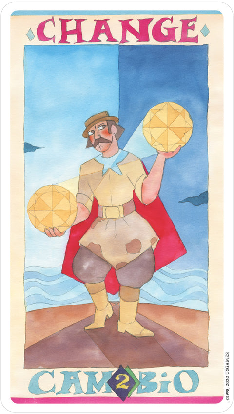 Napo Tarot Deck 78 Cards by US Games Systems Bilingual Spanish English