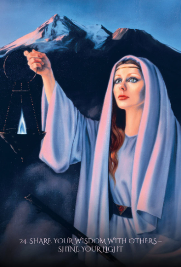 Through The Eyes Of The Soul Oracle Cards Deck Blue Angel Esoteric Rose NEW