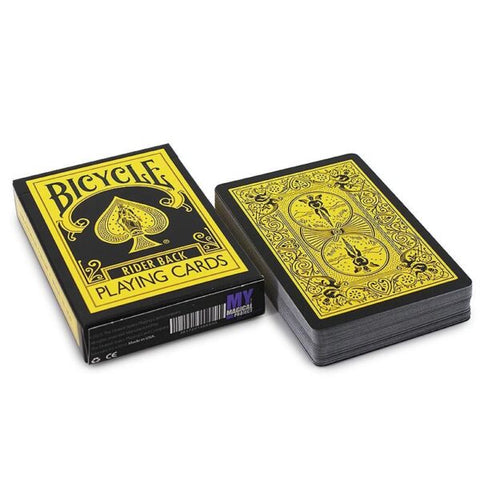 Bicycle Reverse Yellow Black Playing Cards Deck Poker Magic Tricks