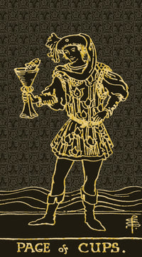 Lo Scarabeo Tarot Gold & Black Edition Deck 78 Cards Rider-Waite Guidebook