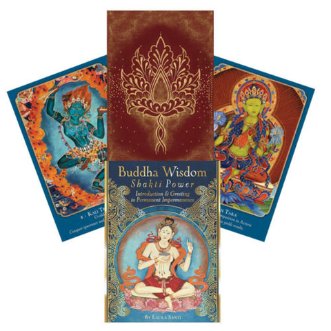 Buddha Wisdom Shakti Power Oracle Deck & Guidebook Laura Santi US Games