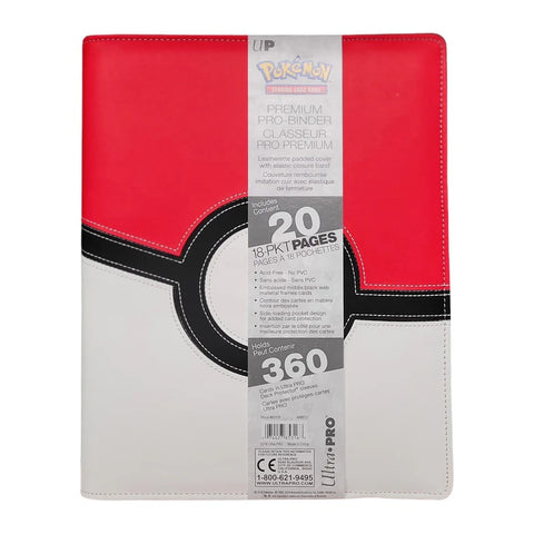 Ultra Pro Poké Ball 9-Pocket Pokémon Card Binder Album, Holds 360 Cards