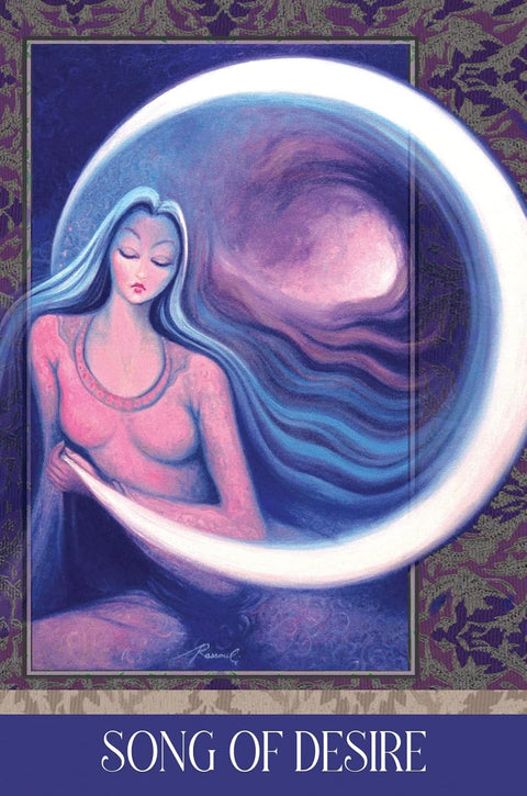 Hafiz Oracle Cards by Rassouli 44-Card Deck Blue Angel Heart Guidance