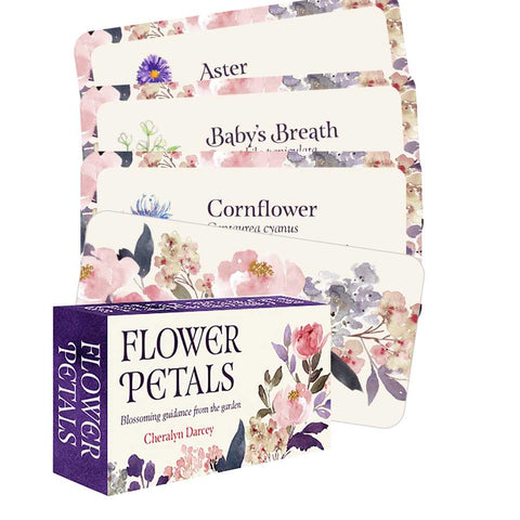 Flower Petals 40-Card Inspirational Mini Oracle Deck by US Games