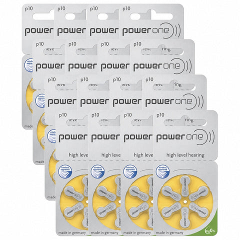 96x Varta Power One Size 10 PR70 Hearing Aid Batteries 1.45V Zinc Air