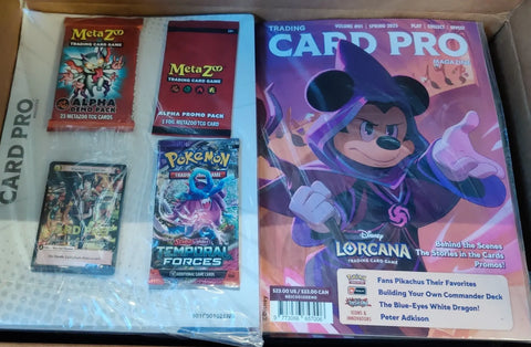 Trading Card Game Magazine Issue 1 Lorcana Pokémon MTG Yu-Gi-Oh by GameQbator