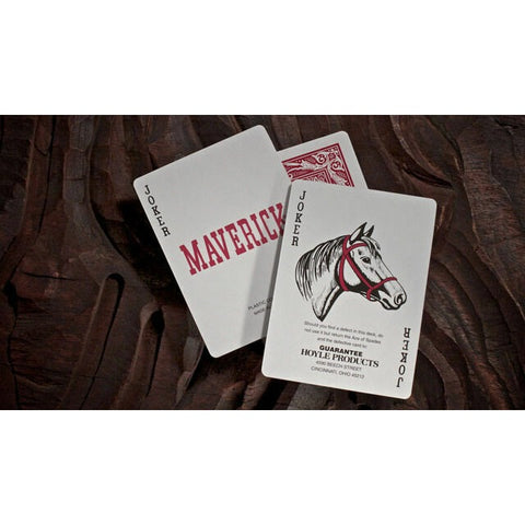 2x Decks Maverick Blue/Red Playing Cards Poker Standard Index Magic Tricks