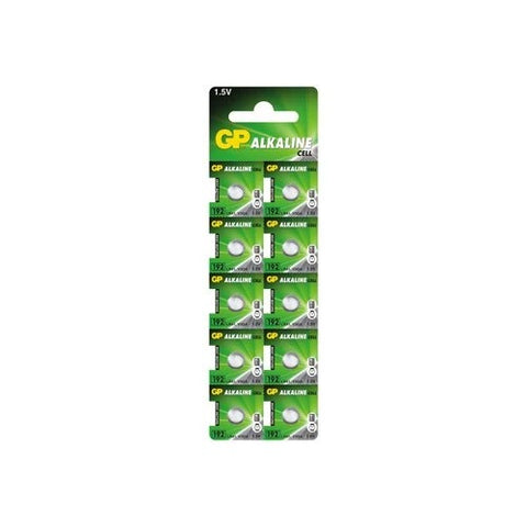 10x GP LR41 192 AG3 1.5V Alkaline Button Cell Coin Batteries