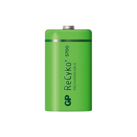 GP ReCyko+ D Size Rechargeable NiMH Battery 5700mAh 1.2V HR20