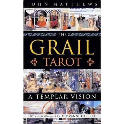 The Grail Tarot Deck by Schiffer 78 Cards & Guidebook Templar Vision