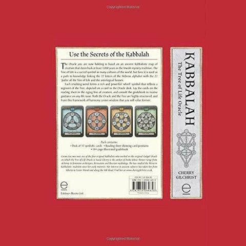 Kabbalah Tree of Life Oracle Cards Deck with Guidebook & Velvet Bag English