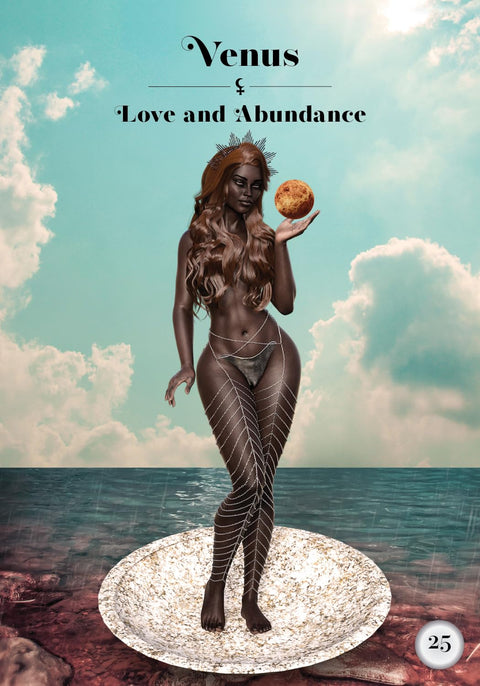 Black Moon Lilith Cosmic Alchemy Oracle Cards Deck  By Adama Sesay