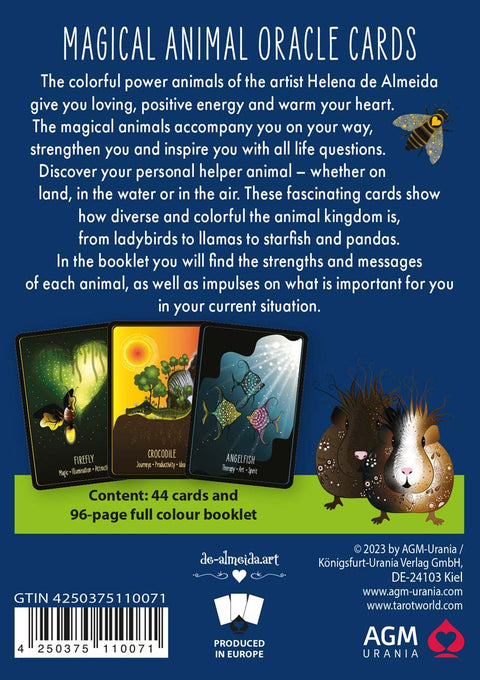 Lovely Animals Oracle Deck Agm Urania By Helena De Almeida 44 Cards Esoteric NEW